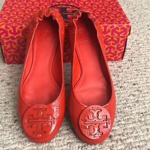 Tory Burch Reva Ballet Flats patent leather 8.5